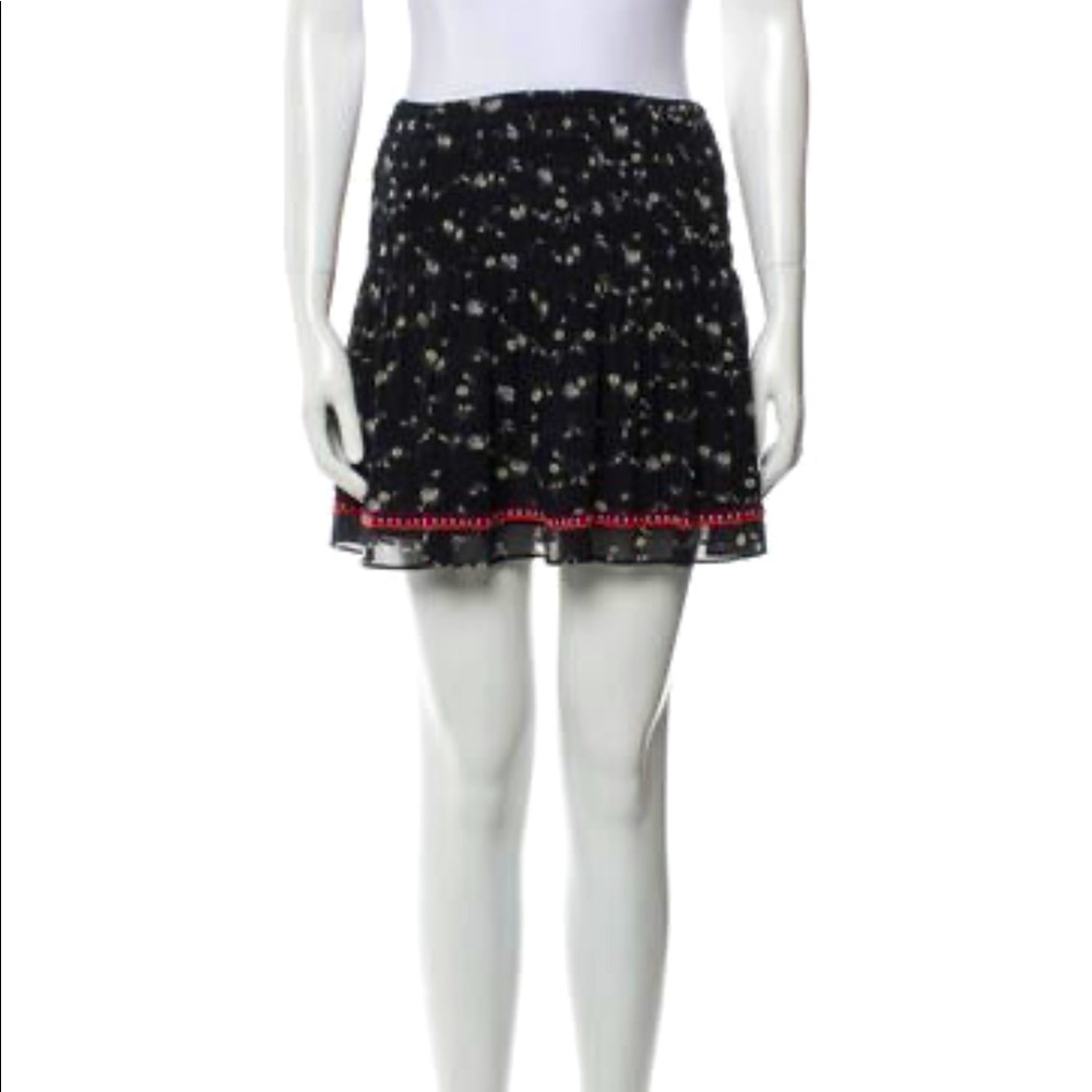 Ulla Johnson silk ruched skirt